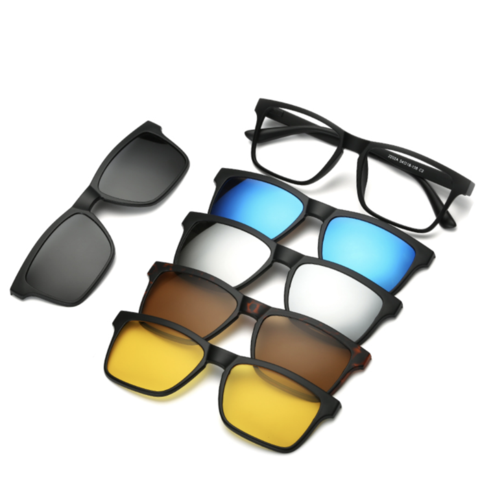 5 in 1 Magnetic Lens Swappable Sunglasses