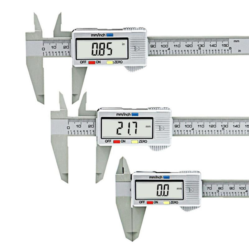 Digital Electronic Carbon Fiber Vernier Caliper Gauge Micrometer