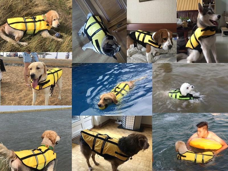 Dog Oxford Breathable Mesh Life Jacket